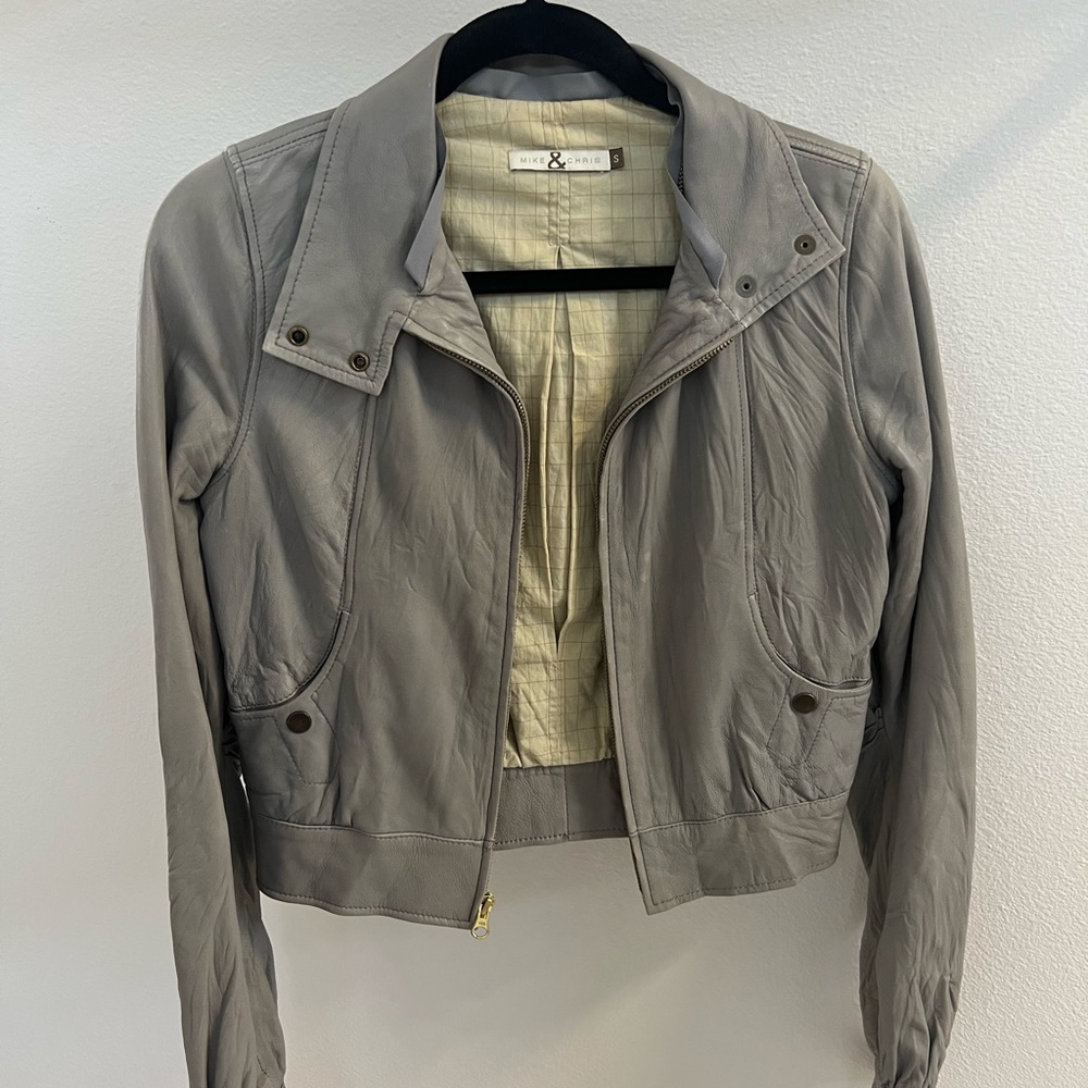 Mike&Chris Leather Jacket size small